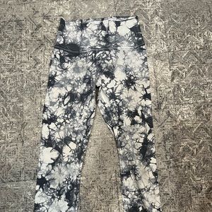 Lululemon wunder under tie dye leggings